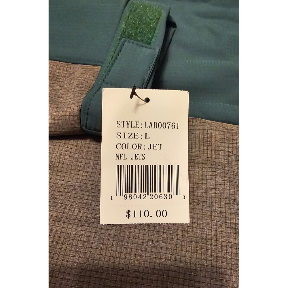 NWT NFL New York Jets G-III Softshell Zip Jacket Green Grey Sides Size Large - Picture 8 of 8